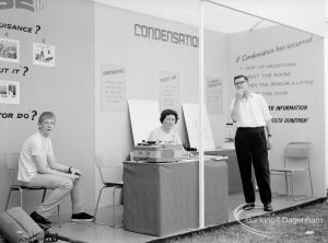 Dagenham Town Show 1969, showing Condensation display on Health stand, 1969