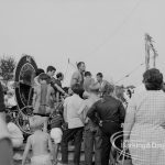 Dagenham Town Show 1969, showing visitors watching the Becontree Wheelers, 1969