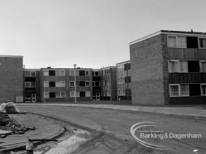 An enclosed section of housing on the Wellington Drive estate, Dagenham, 1970