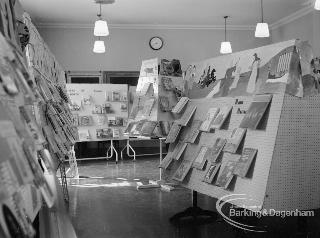 Barking Libraries Children’s Book Week at Valence House, Dagenham, showing exhibition of children’s books, 1970