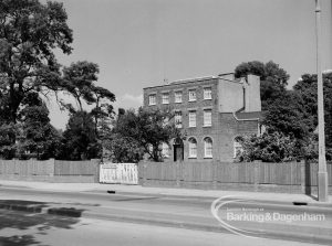 Woodlands House in Rainham Road North, Dagenham from west-south-west, 1970