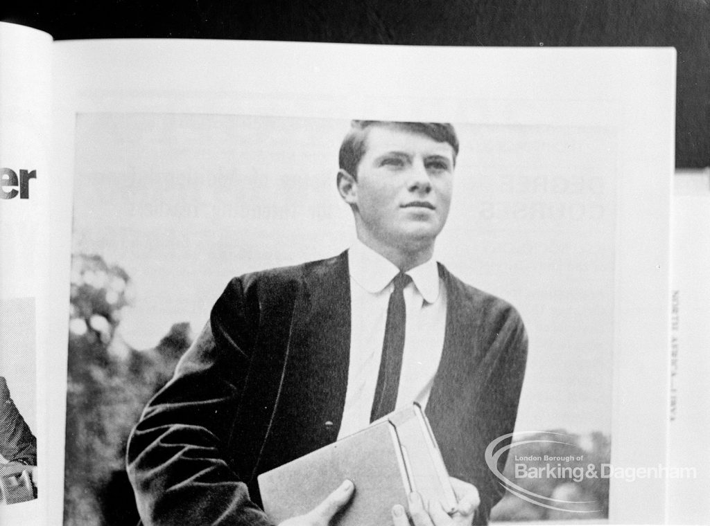 Photograph in book [test shot], 1970