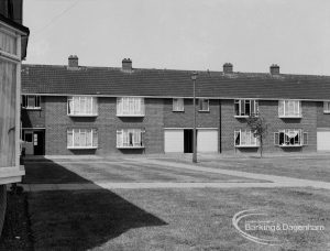 Mayesbrook housing showing bedsitters for elderly people in Bevan Avenue, Barking, 1970