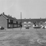 Mayesbrook housing, showing bedsitters and bungalows for elderly people in Bevan Avenue, Barking, 1970