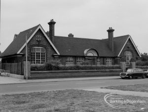 Village School in Ford Road, Dagenham, showing exterior view from south-west, 1970