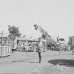 Dagenham Town Show 1970, showing machines, stalls and visitors, 1970