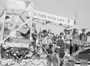 Dagenham Town Show 1970, showing ‘Is This Your Life?’ mounted tableau, 1970