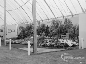 Dagenham Town Show 1970, showing Barking Parks display, 1970