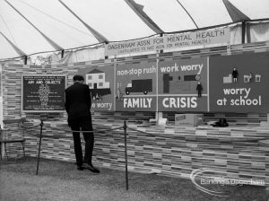 Dagenham Town Show 1970, showing ‘Family Crisis’ display on Dagenham Association for Mental Health stand, 1970