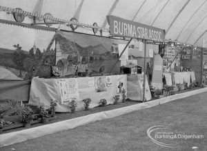 Dagenham Town Show 1970, showing Burma Star Association display stand, 1970
