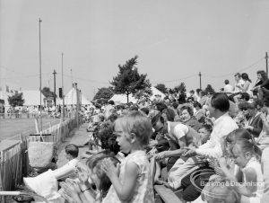 Dagenham Town Show 1970, showing section of arena audience, including children in foreground, 1970