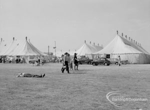 Dagenham Town Show 1970, showing the principal marquees, 1970