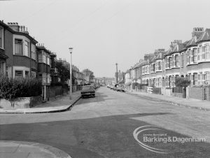 Town Planning improvements, showing Devon Road on the Eastbury Estate, Barking, 1970