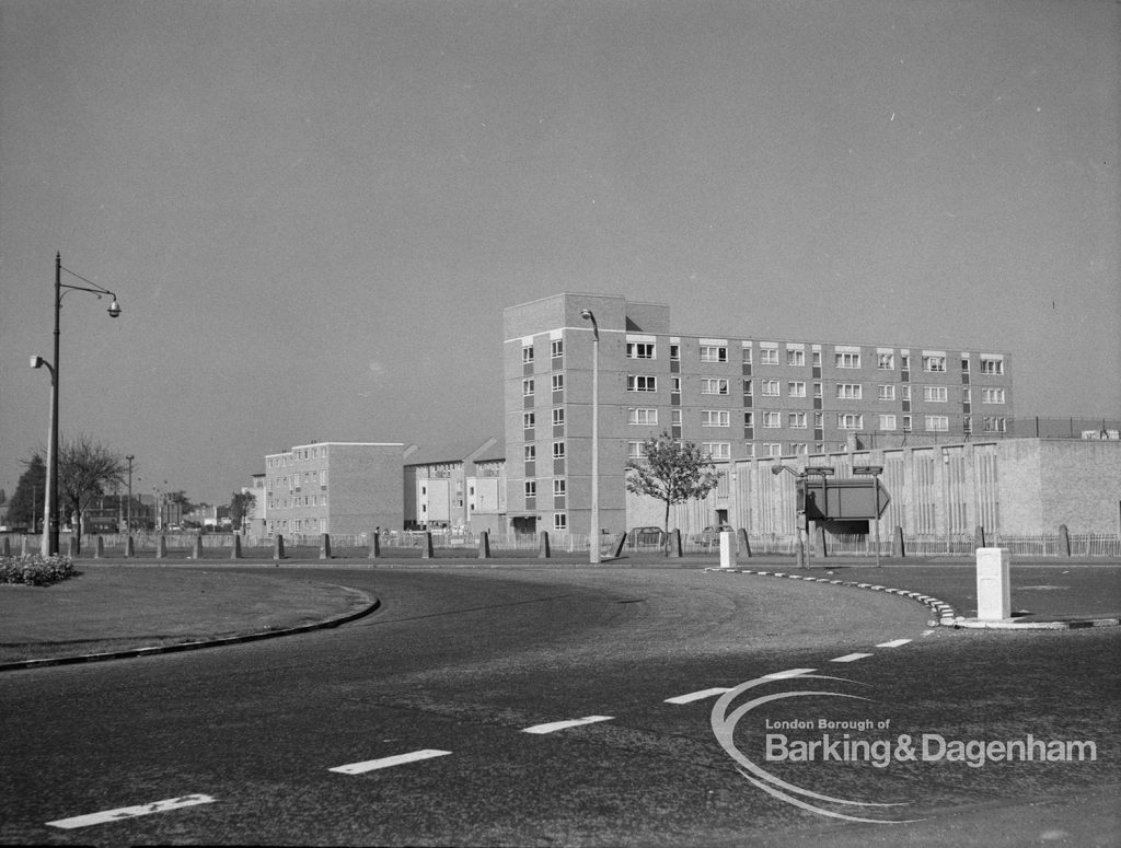 North-west corner of Becontree Heath housing development, 1970