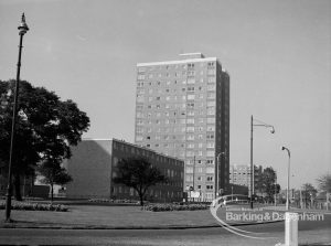 Becontree Heath housing development, looking west from Broadway, 1970