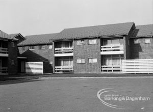 Housing for elderly people at John Parker Close, Church Elm Lane, Dagenham, 1970
