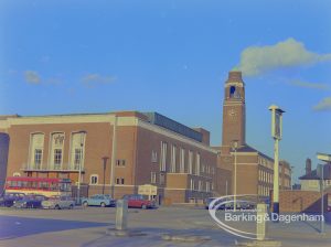 The Assembly Hall, Barking with Town Hall behind, 1970