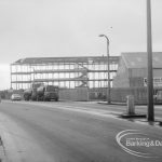 Industry, showing old Ever-Ready Factory, Rainham Road South, Dagenham, skeleton only and nearly gone, 1971