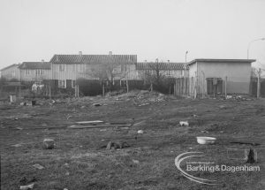 Gypsy encampment, showing litter near Farm Close, Dagenham after gypsies left in February, 1971