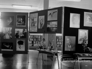 Rectory Library, Dagenham, showing Barking Photographic Society photographic exhibition, 1971