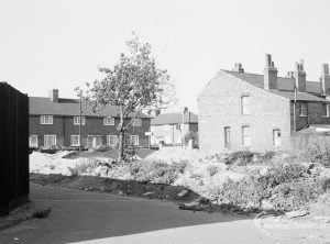 Housing in Church Elm Lane, Dagenham, taken from west, 1971