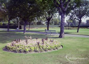 Britain in Bloom competition, showing St Chad’s Park, Chadwell Heath, 1971