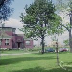 Sewage Works Reconstruction (Riverside Treatment Works) XXII, showing the ‘old’ entrance and laboratory, 1971