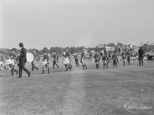Barking Carnival 1971 from Mayesbrook Park, showing the performance by the Junior Band, 1971
