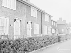 Mixed council housing [possibly in Dagenham], 1971