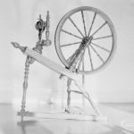 Spinning wheel (silhouet...