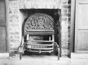 Fire basket, on loan from Victoria and Albert Museum and displayed in Valence House, Becontree Avenue, Dagenham, 1972