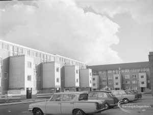Housing on north side of Becontree Heath, west of Hawkwell House, 1972