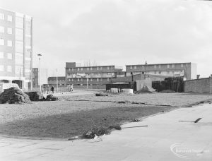 Becontree Heath housing, viewed to south-east from Dagenham Swimming Pool, 1972