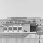 Dagenham Swimming Pool, Becontree Heath, showing south end from east, 1972