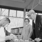 Bespectacled man waiting...