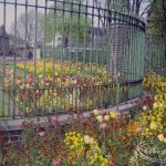 Longbridge Road entrance of Mayesbrook Park, Dagenham, 1972