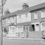 Photographic negative taken for London Borough of Barking Town Planning exhibition on ‘Beautifying Slum Areas’, 1972