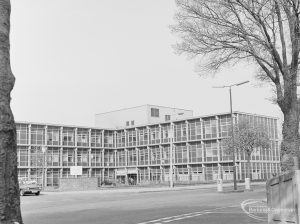 Maternity Block from south-east, at Barking Hospital, Upney Lane, Barking, 1972