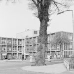 Maternity Block from south-east, at Barking Hospital, Upney Lane, Barking, 1972