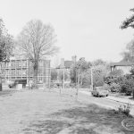 East end of Maternity Block from south-east, at Barking Hospital, Upney Lane, Barking, 1972