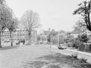 East end of Maternity Block from south-east, at Barking Hospital, Upney Lane, Barking, 1972