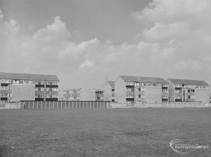 Housing at Wellington Drive, Dagenham from south-east, 1972