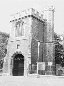 Curfew Tower, Barking from north-west, 1972