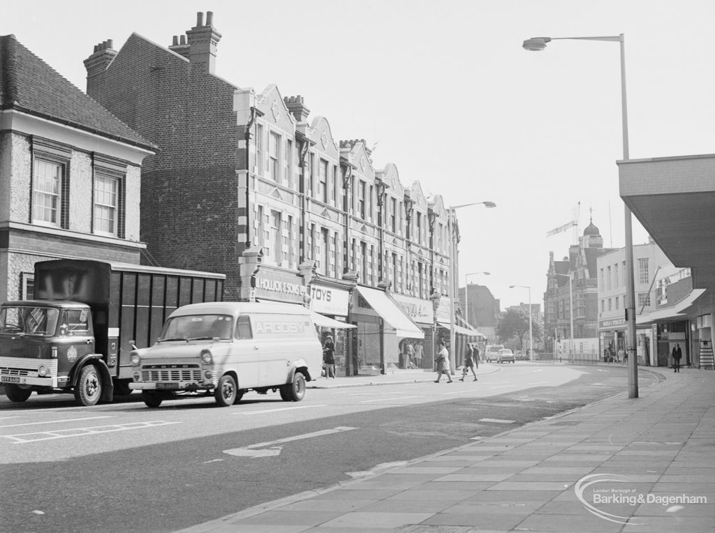 East Street, Barking, west side looking north, 1972