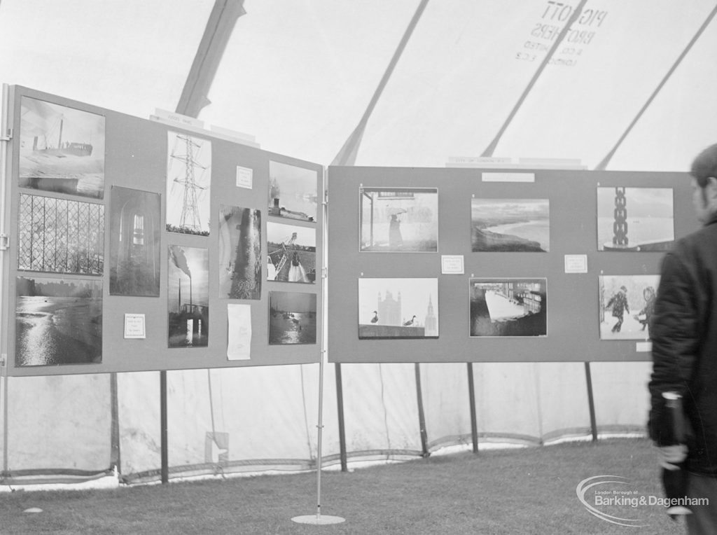 Dagenham Town Show 1972 at Central Park, Dagenham, showing photographic display, 1972