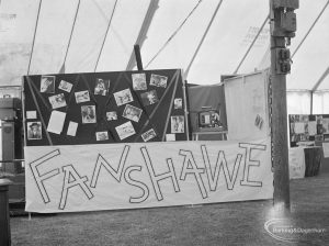 Dagenham Town Show 1972 at Central Park, Dagenham, showing Fanshawe Film Society display of stills, 1972
