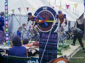 Dagenham Town Show 1972 at Central Park, Dagenham, showing Becontree Wheelers roller competition, 1972
