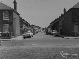 Old Barking, showing Howard Road from King Edward’s Road, 1973