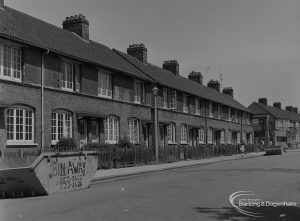 Old Barking, showing Morley Road, north side east end, 1973
