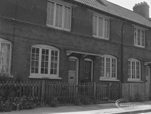 Old Barking, showing two houses on south side of Boundary Road, 1973